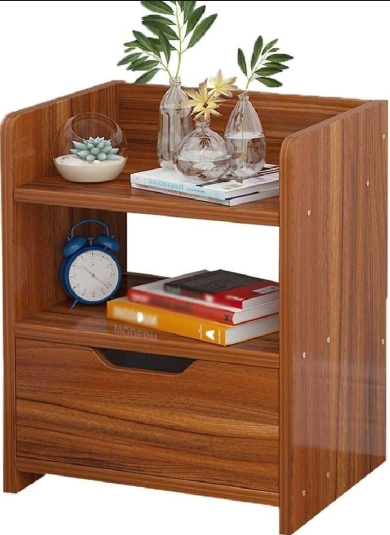 নাইটস্ট্যান্ড বেডসাইড টেবিল ফলিং ১-ড্রয়ার ১-কম্পার্টমেন্ট বেডরুম সিম্পল স্টোরেজ ক্যাবিনেট 2