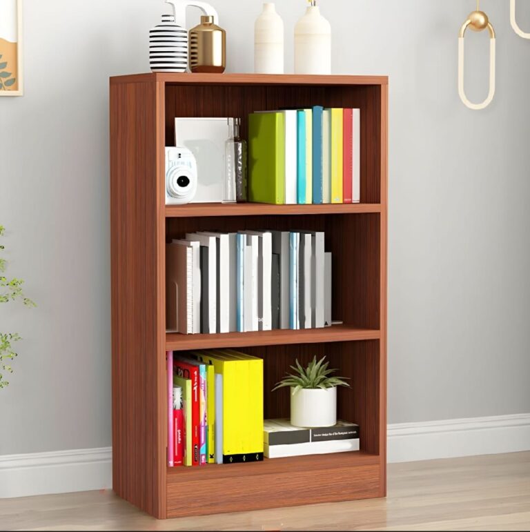 ৩ স্তরের খোলা বইয়ের তাক, বইয়ের আলমারি প্রদর্শন সংগঠক অধ্যয়ন কক্ষের জন্য শোকেস স্ট্যান্ড 1