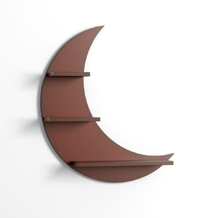 সুন্দর চাঁদ আকৃতির দেয়াল সেলফ 4