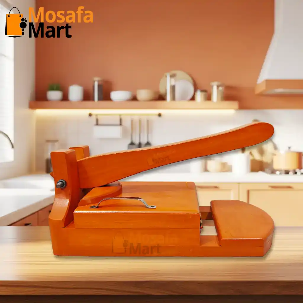 উচ্চমানের মেহেগুনি কাঠের তৈরি হ্যান্ড প্রেস রুটি মেকার 1